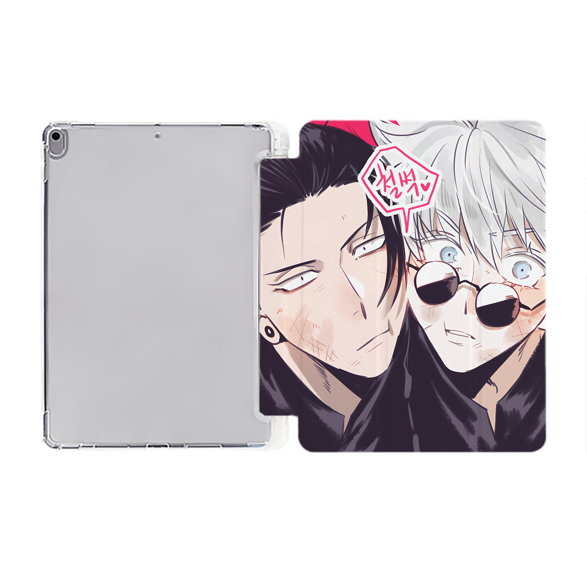 （画像用） SPY×FAMILY间谍家家酒 IPad ケース ペン収納付き 三つ折りスタンド PUレザー×シリコン 対応機種9.5/10.5/10.9インチ